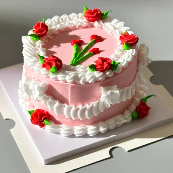 Floral DIY Air Dry Clay Cake Kit