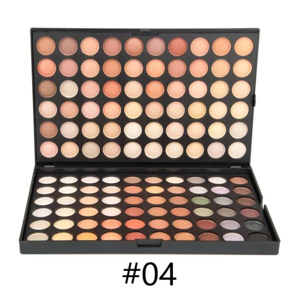 120-Color Eyeshadow Palette — Shimmer, Matte, and Earth Tones