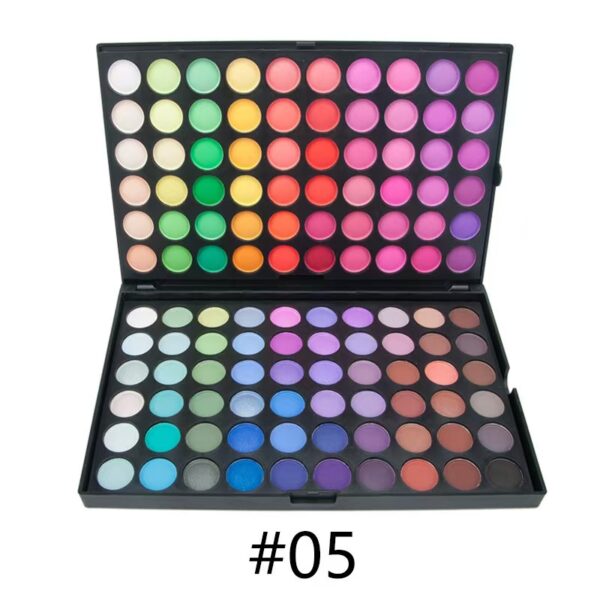 120-Color Eyeshadow Palette — Shimmer, Matte, and Earth Tones