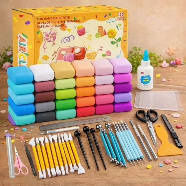 36 Colors Ultra Light Air-Dry Clay Set