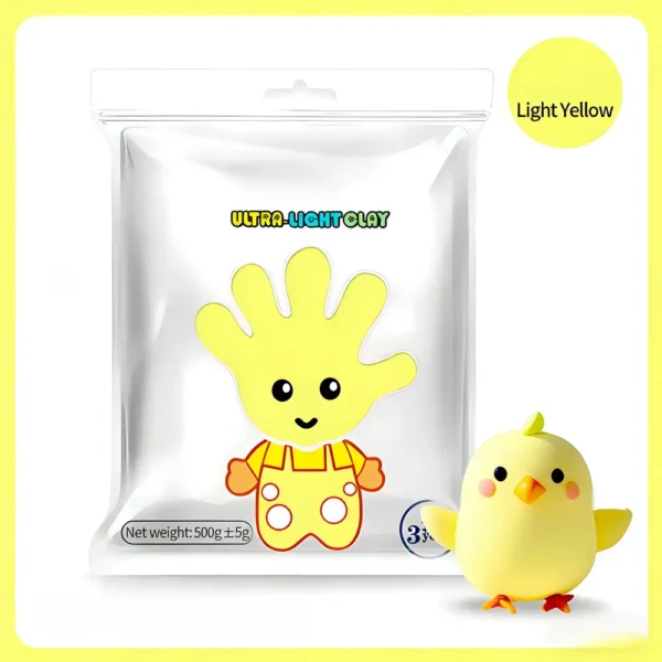 Ultra Light Air-Dry Clay 500g/Bag (1.1lbs)