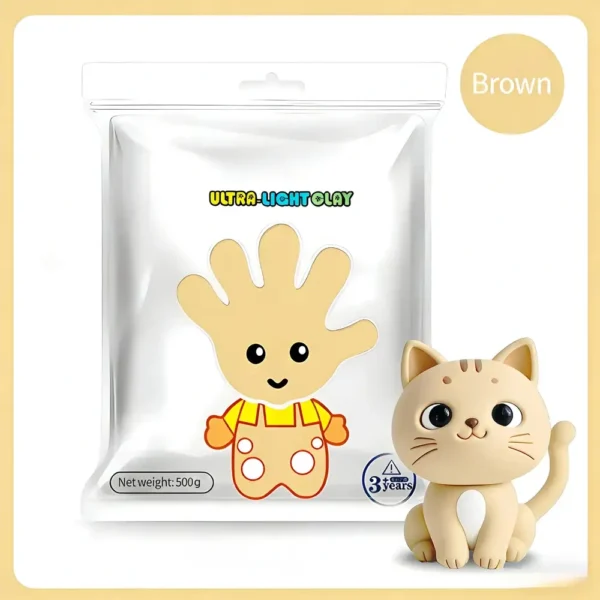 Ultra Light Air-Dry Clay 500g/Bag (1.1lbs)