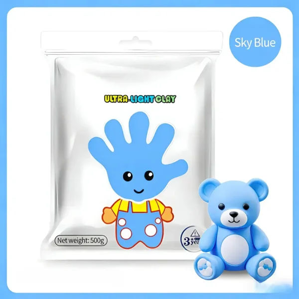 Ultra Light Air-Dry Clay 500g/Bag (1.1lbs)