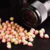 10 Miniature Strawberry, Polymer Clay Food Model, Dollhouse Decor