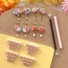 Mini Flower Polymer Clay Cutters: Jewelry Making Tools