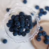 Miniature Blueberry Decor (10 pc): Polymer Clay Dollhouse Food
