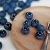 Miniature Blueberry Decor (10 pc): Polymer Clay Dollhouse Food