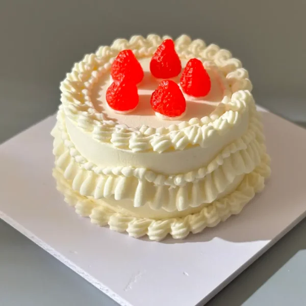 DIY Strawberry Cream Clay Cake Kit