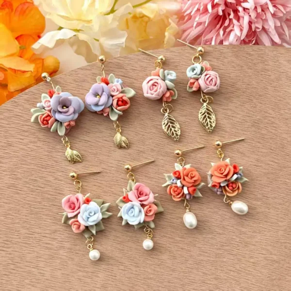 Mini Flower Polymer Clay Cutters: Jewelry Making Tools
