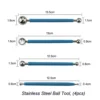 Stainless Steel Ball Stylus Tools, Clay Sculpting, Sugar Flowers (4pcs)