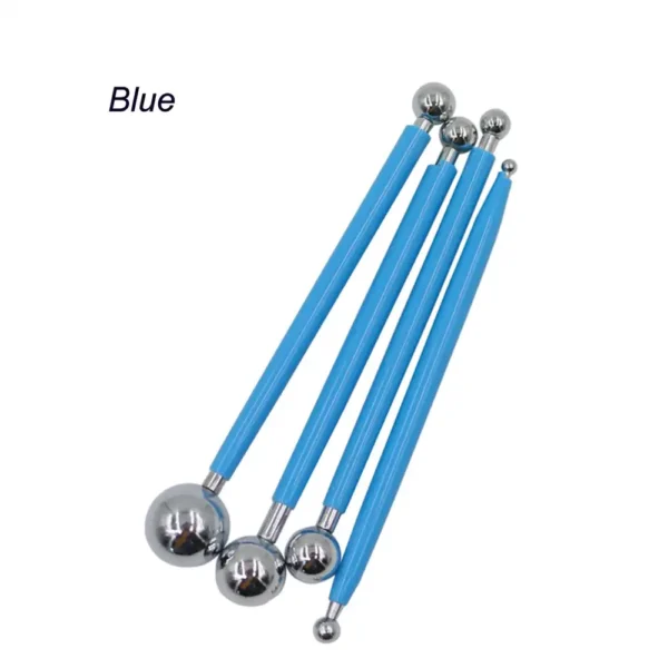 Stainless Steel Ball Stylus Tools, Clay Sculpting, Sugar Flowers (4pcs)