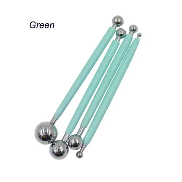 Stainless Steel Ball Stylus Tools, Clay Sculpting, Sugar Flowers (4pcs)