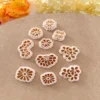 Spring Flower Polymer Clay Cutters: Earring Jewelry Making