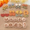 Spring Flower Polymer Clay Cutters: Earring Jewelry Making