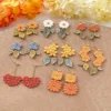Spring Flower Polymer Clay Cutters: Earring Jewelry Making