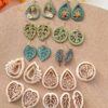 Tropical Leaf Monstera Polymer Clay Cutter Set | Clay Earring Cutters