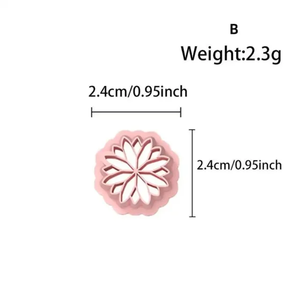 Spring Flower Polymer Clay Cutters: Earring Jewelry Making