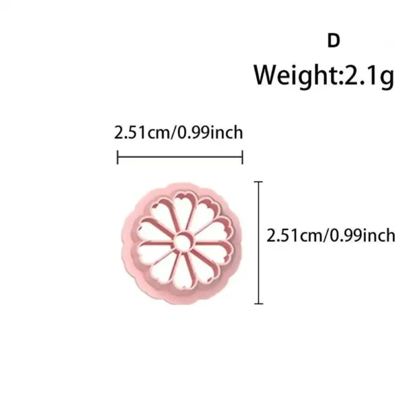 Spring Flower Polymer Clay Cutters: Earring Jewelry Making