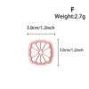 Spring Flower Polymer Clay Cutters: Earring Jewelry Making