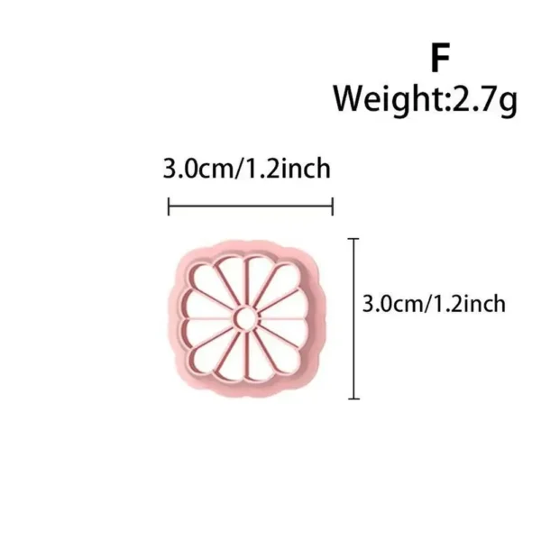 Spring Flower Polymer Clay Cutters: Earring Jewelry Making