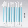 Plastic Modeling Clay Tool Set: Kids Pottery Craft Tools