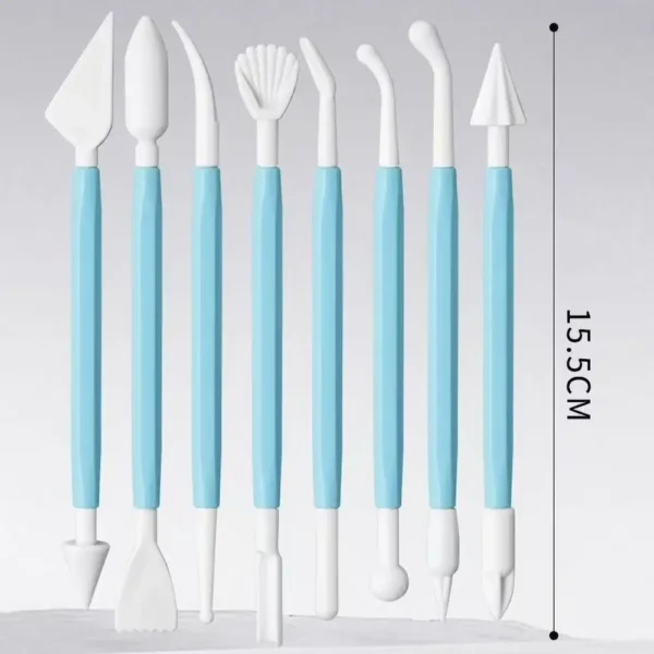 Plastic Modeling Clay Tool Set: Kids Pottery Craft Tools
