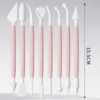Plastic Modeling Clay Tool Set: Kids Pottery Craft Tools