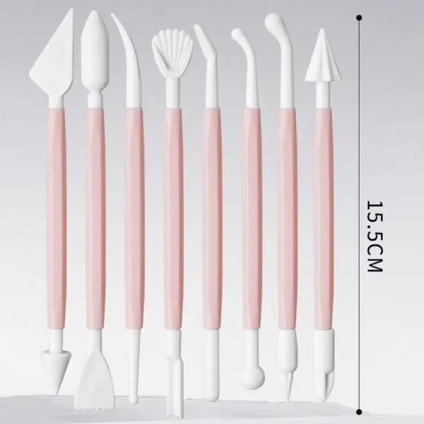 Plastic Modeling Clay Tool Set: Kids Pottery Craft Tools