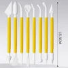 Plastic Modeling Clay Tool Set: Kids Pottery Craft Tools
