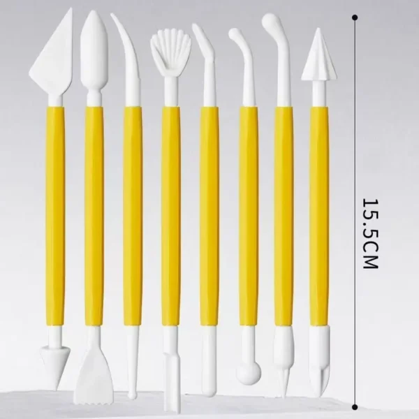 Plastic Modeling Clay Tool Set: Kids Pottery Craft Tools