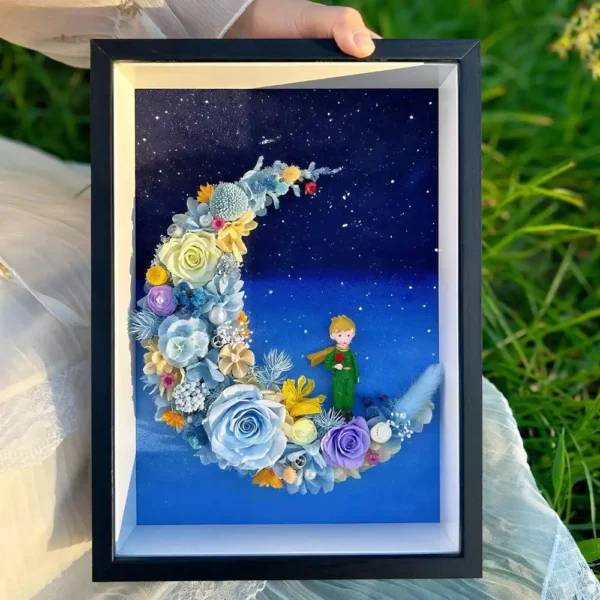 Le Petit Prince Preserved Flower Shadow Box DIY Kit