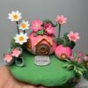 Whimsical Handcrafted Clay Garden Diorama Series