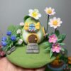 Whimsical Handcrafted Clay Garden Diorama Series