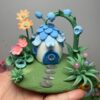 Whimsical Handcrafted Clay Garden Diorama Series